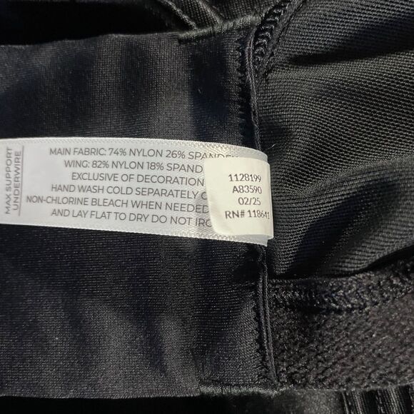 LIVI Active High Impact Wicking Max Support Sports Bra Size 44F Blue Nights - Picture 6 of 10